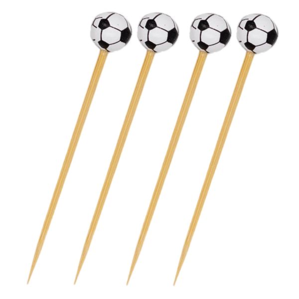 Skewer for canapes, 9 cm, 20 pcs, bamboo, Ball, Elegant details